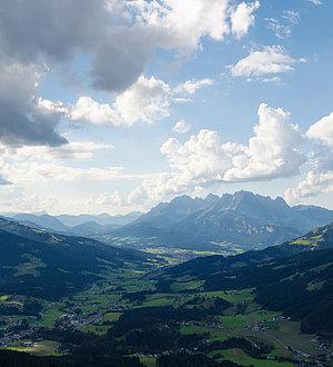 Aussicht vom Jakobskreuz im Sommer