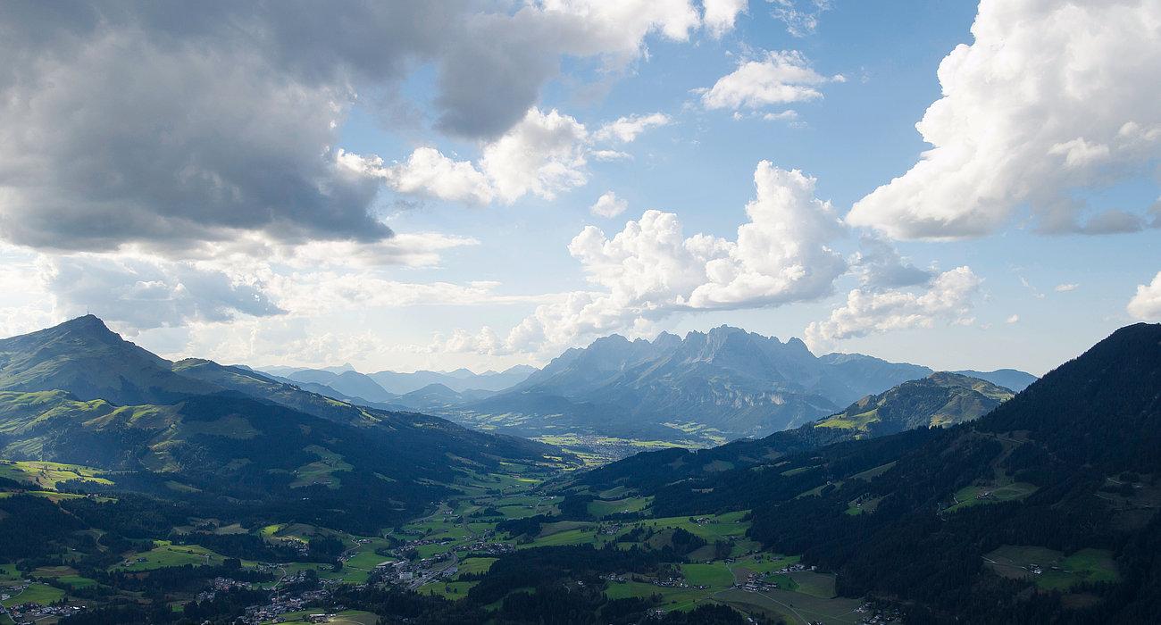 Aussicht vom Jakobskreuz im Sommer